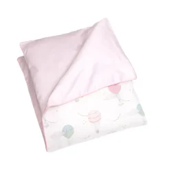 Touch The Sky Baby Duvet in Pink