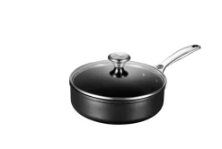 Toughened Nonstick PRO 3-1/2 qt. Saute Pan with Glass Lid