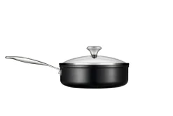 Toughened Nonstick PRO 3-1/2 qt. Saute Pan with Glass Lid