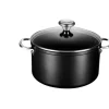 Toughened Nonstick PRO 6-1/3 qt. Stockpot with Glass Lid