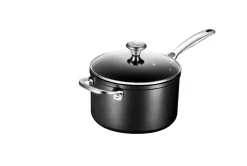 Toughened Nonstick PRO Saucepan with Glass Lid