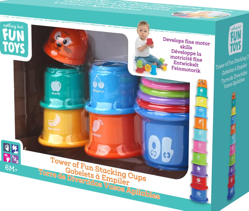 Tower of Fun Stacking Cups