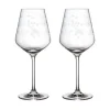 Toys Delight Stems Red Wine Goblet Set in Clear, Set of 2