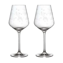Toys Delight Stems Red Wine Goblet Set in Clear, Set of 2