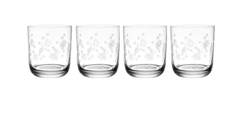 Toys Delight Stems Shot Glass Set in Clear, Set of 4