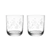 Toys Delight Stems Water Glass Set in Clear, Set of 2