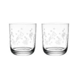 Toys Delight Stems Water Glass Set in Clear, Set of 2
