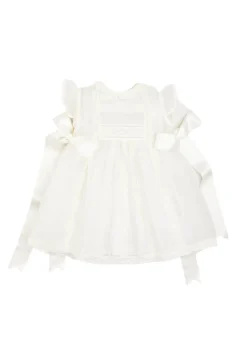 Traditional Christening Gown in Cream