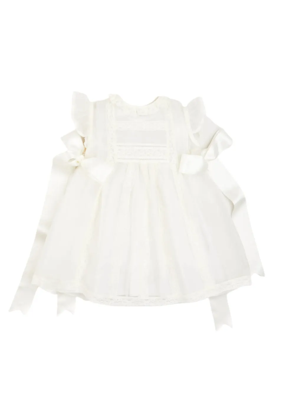 Traditional Christening Gown in Cream