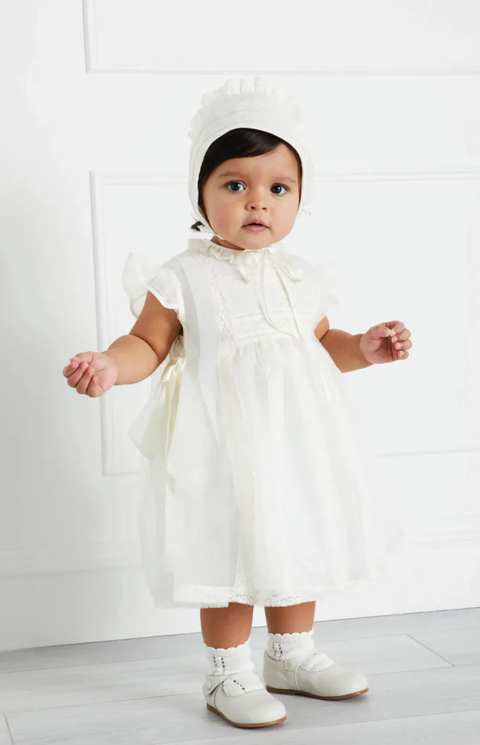 Traditional Christening Gown in Cream