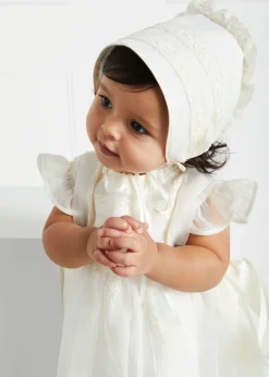 Traditional Christening Gown in Cream