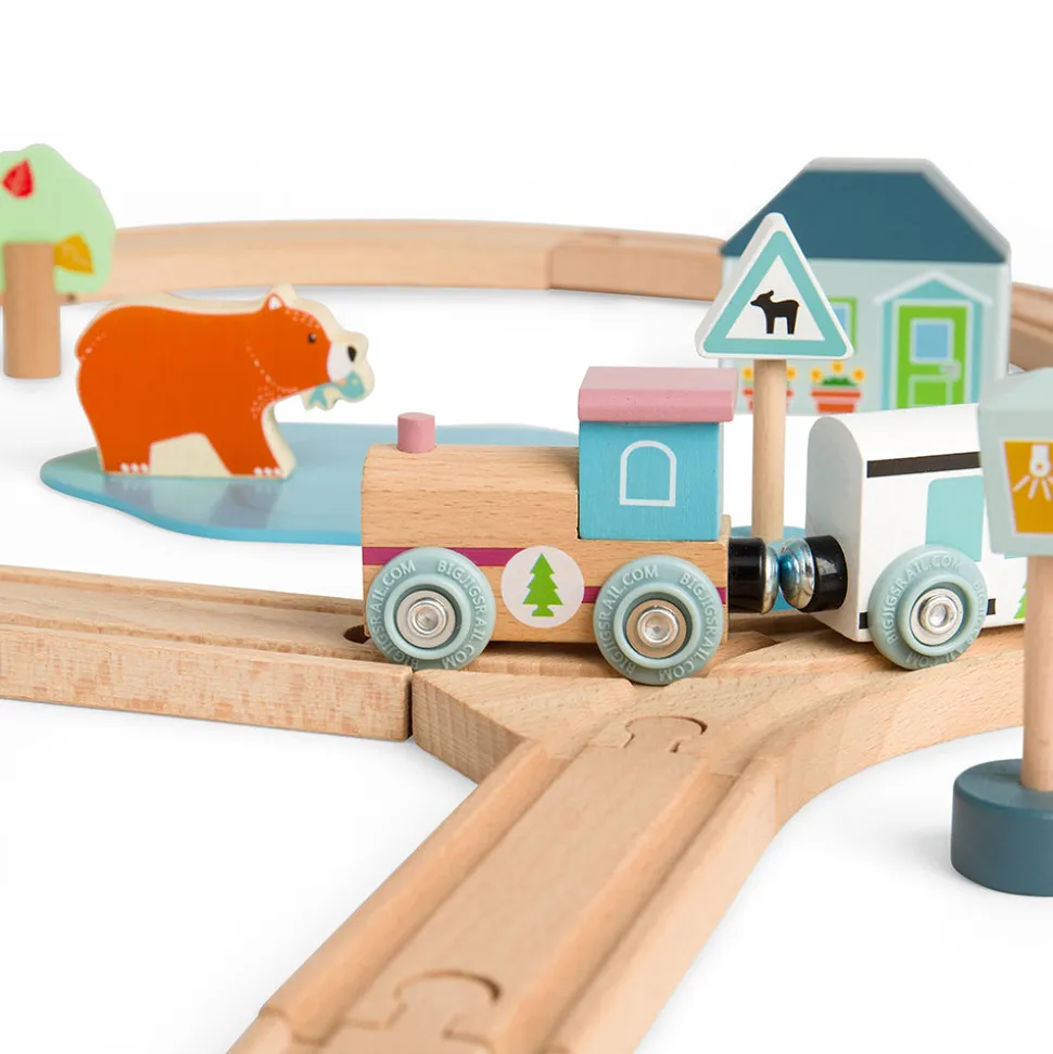Train Set Woodland Animal