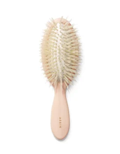 Travel Pink Pastel Bristle Brush