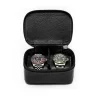 Travel Watch Case No. 257 in Vintage Black Leather