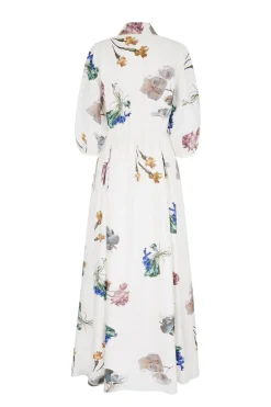 Trixie Floor Length Silk Shirt Dress x Marieluise Bantel