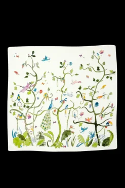 Tropical Chinoiserie Shawl Blanket