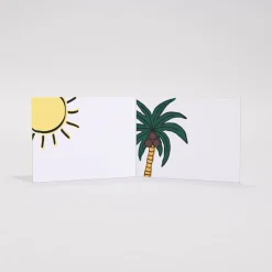 Tropical Place Cards, Set of 24
