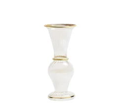 Trumpet Bud Vase in Clear