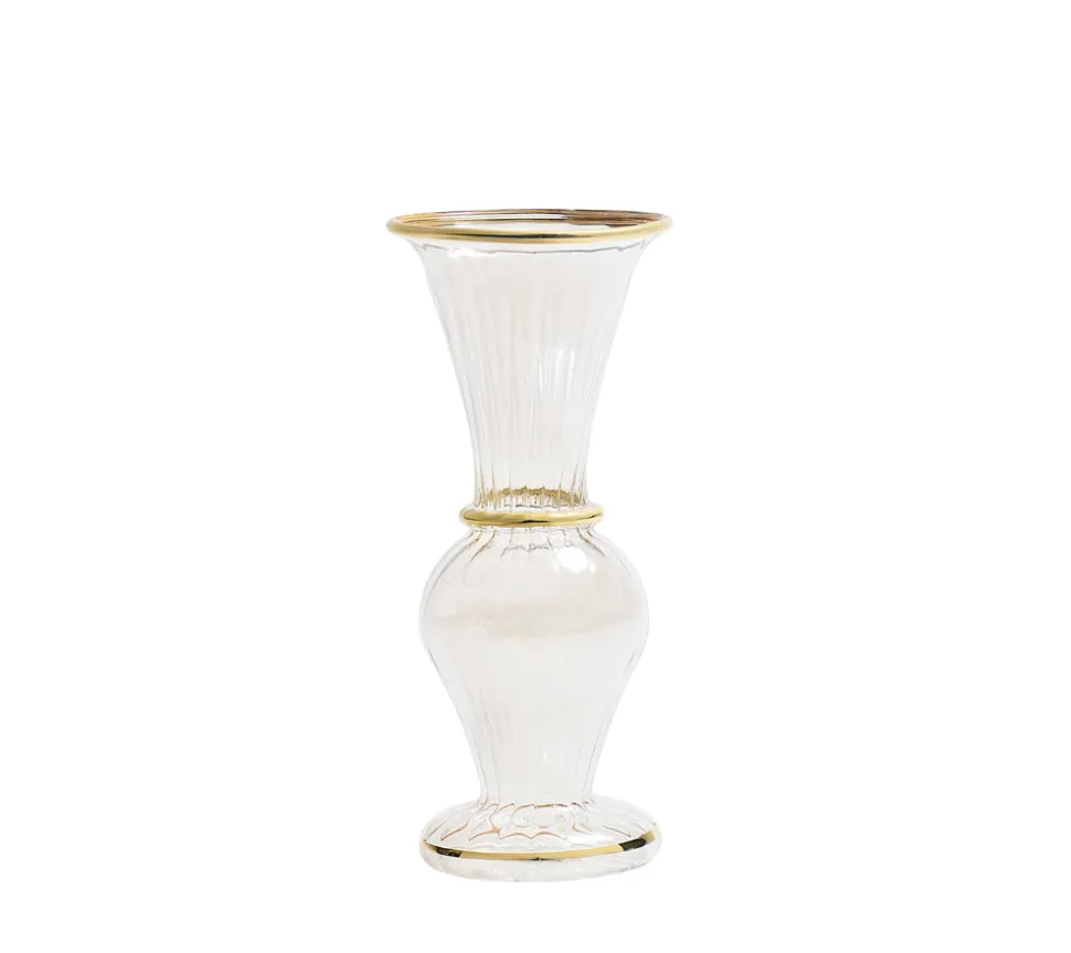 Trumpet Bud Vase in Clear