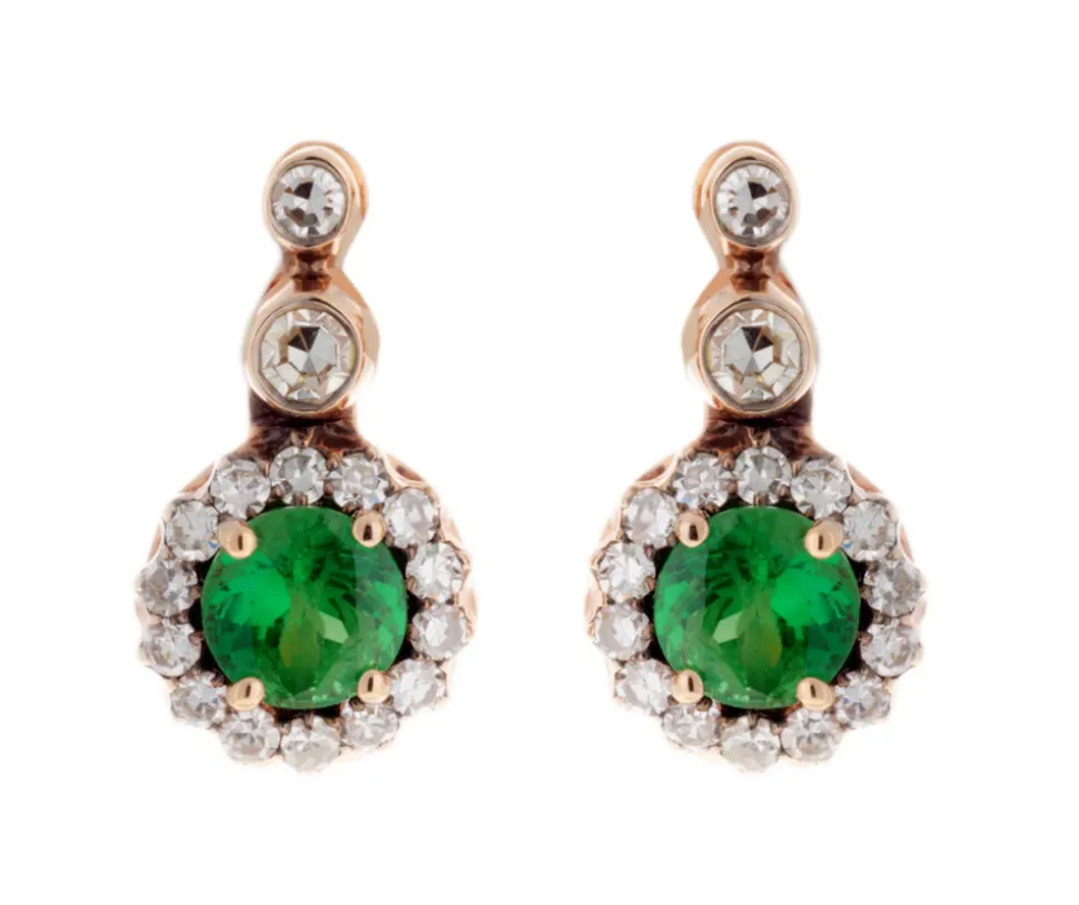 Tsavorite Earrings