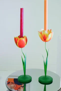 Tulip Candleholders Medium 10"
