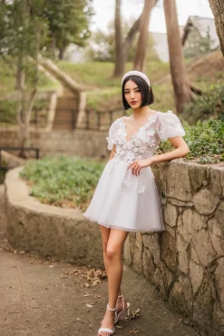 Tulip Dress in Ivory