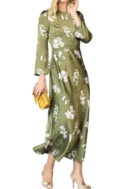 Tyra Dress in Moss Formosa