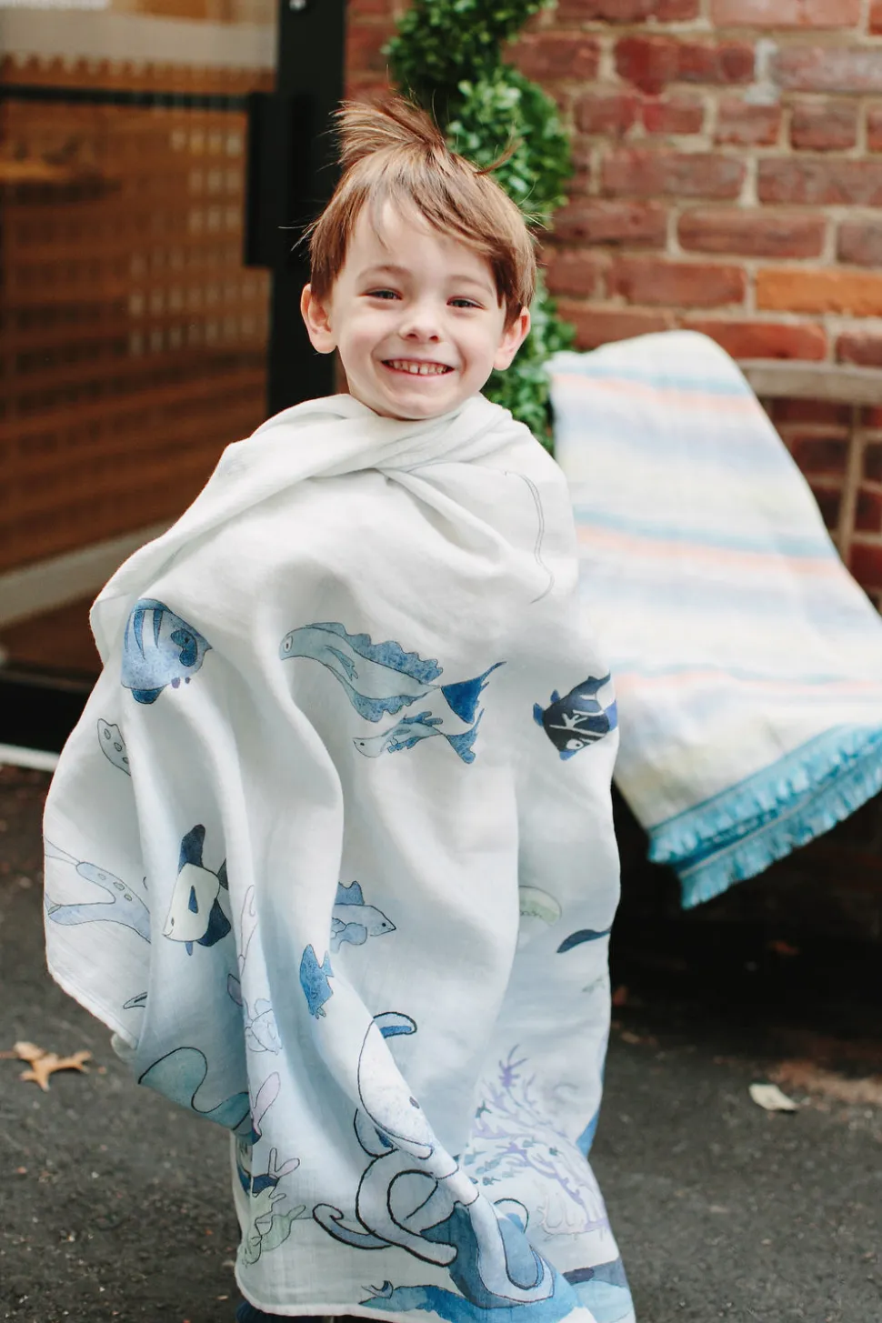 Under the Sea Shawl Blanket