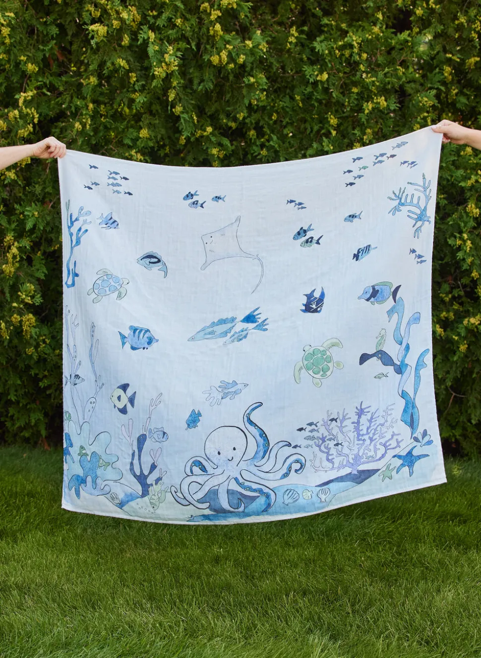 Under the Sea Shawl Blanket