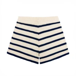 Unisex Breton Stripe Knit Short