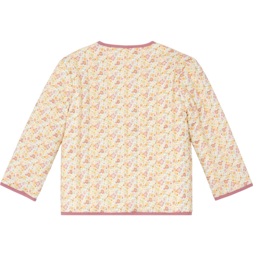 Unisex Marigold Floral Quilted Jacket