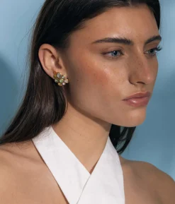 Valletta Stud Earrings in Multi