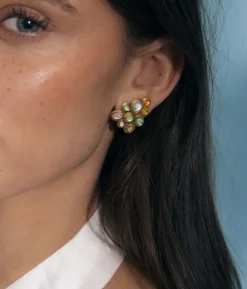 Valletta Stud Earrings in Multi
