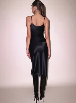 Vampire Rose Embroidery Slip Dress