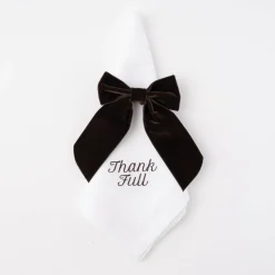 Velvet Napkin Bow