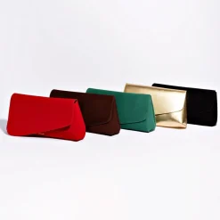 Venice Flat Mule and Pouch Kit In Emerald Suede