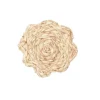 Vera Bleached Flower Coasters
