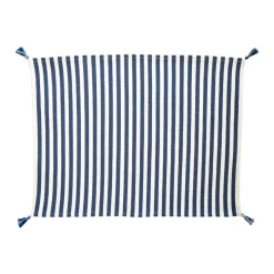 Vera Stripe Placemat in Blue