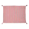 Vera Stripe Placemat in Red