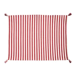 Vera Stripe Placemat in Red