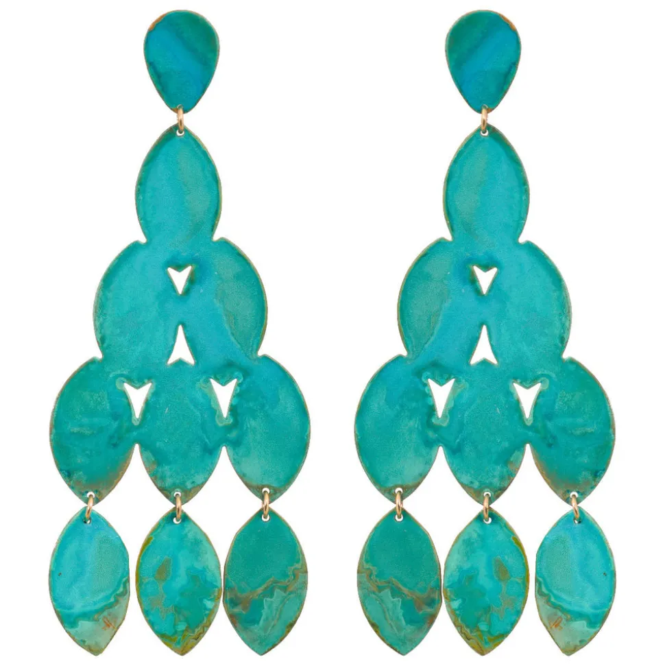 Verdigris Kiketta Earrings
