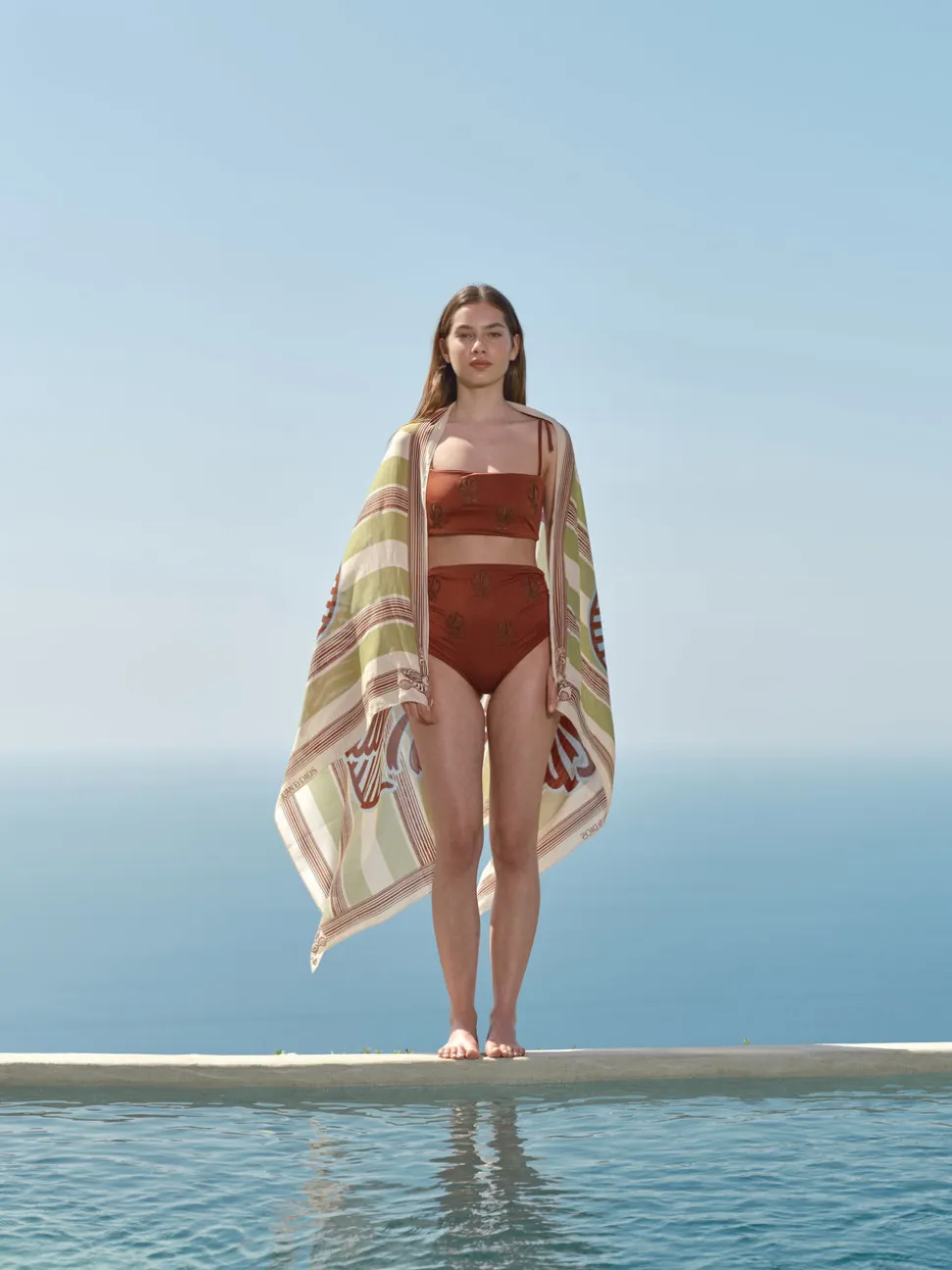 Victoria Vintage Embroidered Bottom in Dattero & Namibia