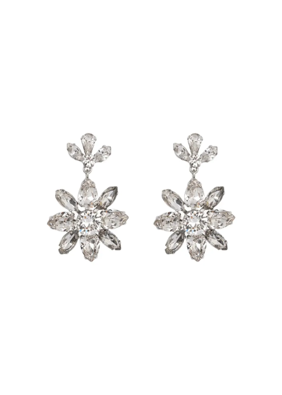 Vienna Earrings in Crystal