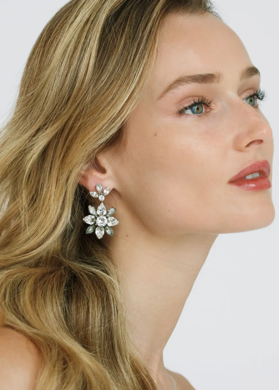 Vienna Earrings in Crystal