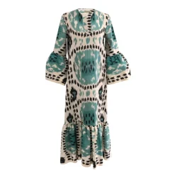 Viento Dress Aquamarine Rainbow
