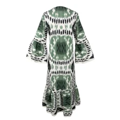 Viento Dress Green Rainbow