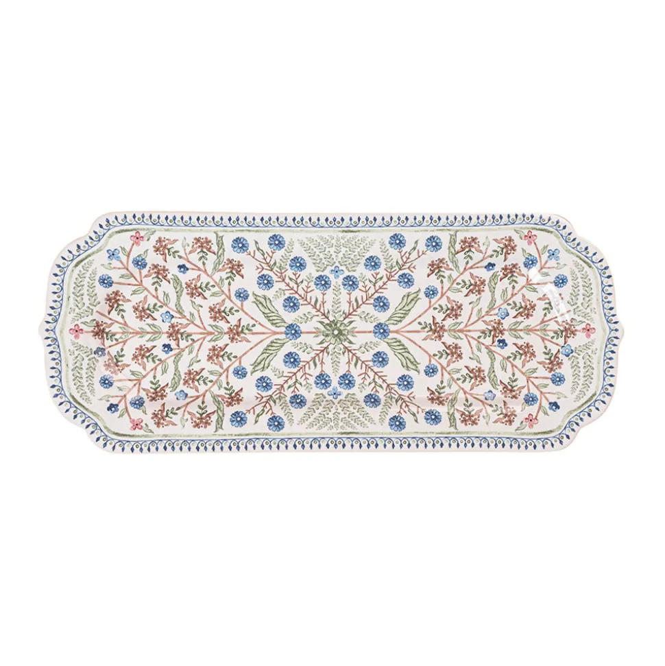 Villa Seville 15” Hostess Tray in Chambray