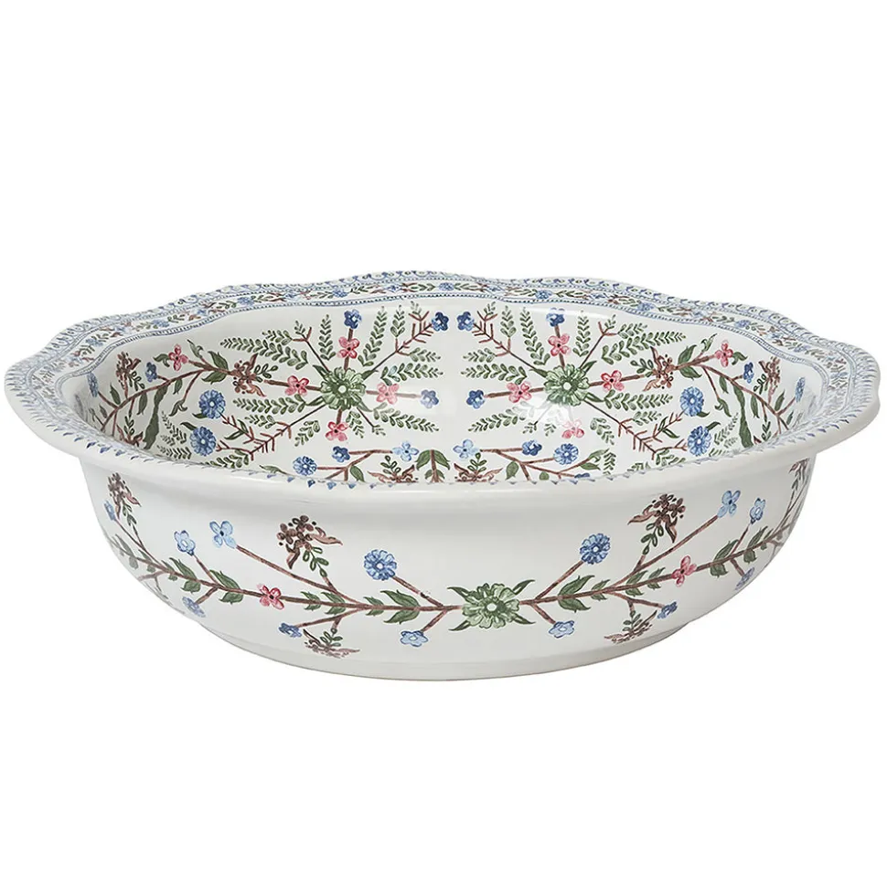 Villa Seville 12" Serving Bowl in Chambray