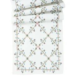Villa Seville 18" x 90" Table Runner in Chambray