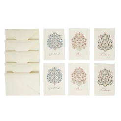 Villa Seville Note Card Assorted Set of 6 in Chambray